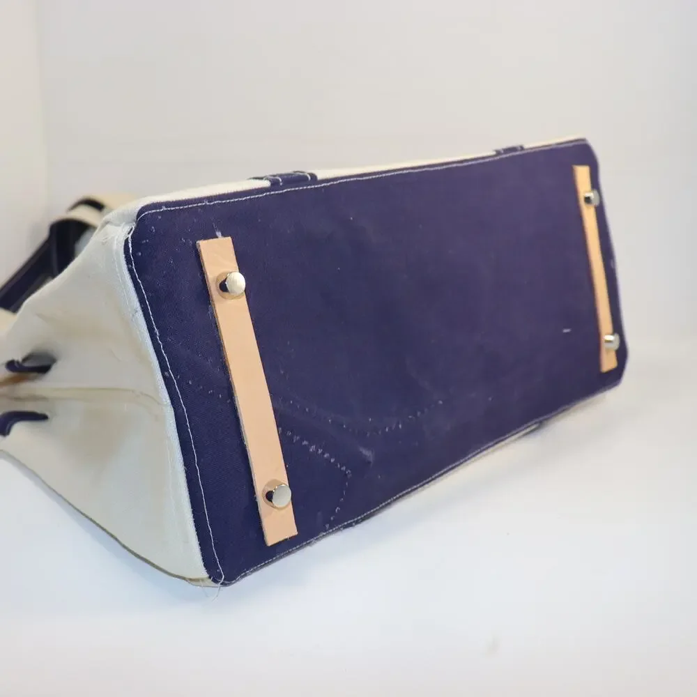 Handmade Upcycled Boat and Tote Bag – Navy Trim – Brand‎ New